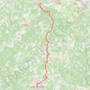 Itinéraire Sarlat-la-Cadéna / Le Lardin-Saint-Lazare, distance, dénivelé, altitude, carte, profil, trace GPS
