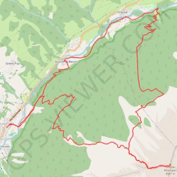 Itinéraire Monte Albergian (val Chisone), distance, dénivelé, altitude, carte, profil, trace GPS