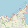 Itinéraire Balade vers la Pointe du Grouin - Cancale, distance, dénivelé, altitude, carte, profil, trace GPS