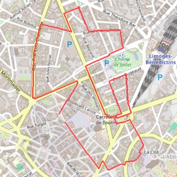 Itinéraire foulées du pop 3-15133148, distance, dénivelé, altitude, carte, profil, trace GPS