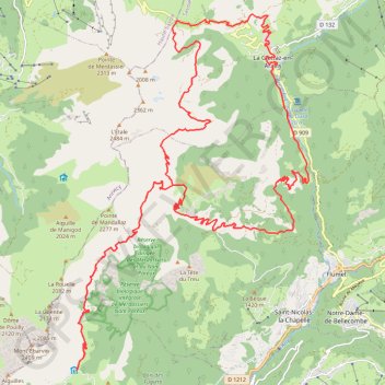 Itinéraire Col de l'Arpettaz, distance, dénivelé, altitude, carte, profil, trace GPS