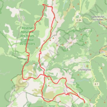 Itinéraire Itinéraire principal, distance, dénivelé, altitude, carte, profil, trace GPS
