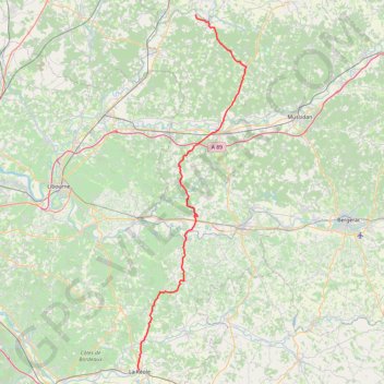 Itinéraire Test, distance, dénivelé, altitude, carte, profil, trace GPS