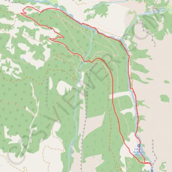 Itinéraire La Cascade de Razis, distance, dénivelé, altitude, carte, profil, trace GPS