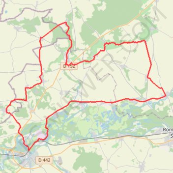 Itinéraire Vignoble de Champagne et Vallée de la Noxe, distance, dénivelé, altitude, carte, profil, trace GPS