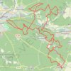 Itinéraire Forêts Compiègne-Laigue, les Monts, distance, dénivelé, altitude, carte, profil, trace GPS