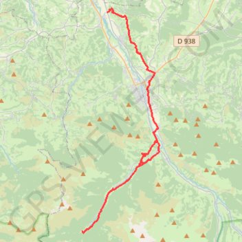 Itinéraire Bagnères-Chiroulet, distance, dénivelé, altitude, carte, profil, trace GPS