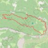 Itinéraire Synclinal de Saou (Drôme) - Les Trois becs, distance, dénivelé, altitude, carte, profil, trace GPS