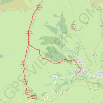 Itinéraire Pic de l'Aigle, distance, dénivelé, altitude, carte, profil, trace GPS