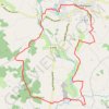 Itinéraire Monflanquin, la boucle de Corconat - Pays de la vallée du Lot, distance, dénivelé, altitude, carte, profil, trace GPS