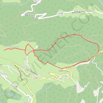 Itinéraire Grand Chavon, distance, dénivelé, altitude, carte, profil, trace GPS