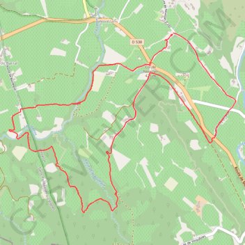 Itinéraire NOVEZAN le ravin de la boulègue, distance, dénivelé, altitude, carte, profil, trace GPS