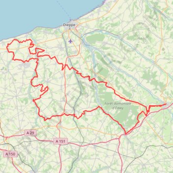 Itinéraire RANDO AVENEL 2021 MATIN, distance, dénivelé, altitude, carte, profil, trace GPS