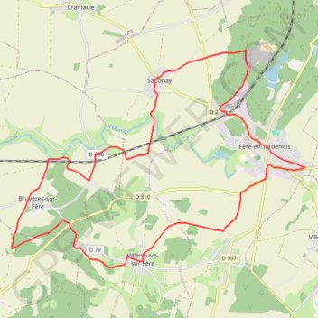 Itinéraire La Hottée du diable, distance, dénivelé, altitude, carte, profil, trace GPS