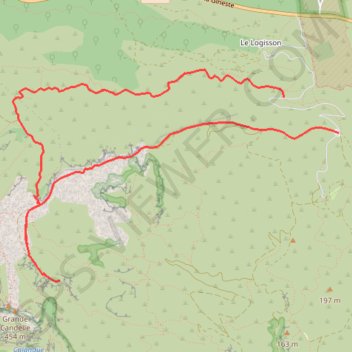 Itinéraire Le Cap Gros par le Vallon de l'Herbe, retour par la crête de l'Estret - Les Calanques, distance, dénivelé, altitude, carte, profil, trace GPS