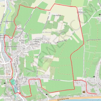 Itinéraire Découverte de la nature entre vigne, Loire et bois - Rochecorbon, distance, dénivelé, altitude, carte, profil, trace GPS
