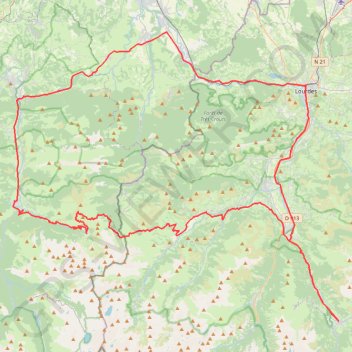 Itinéraire Connected_20220627_110436_, distance, dénivelé, altitude, carte, profil, trace GPS