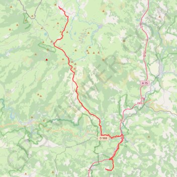 Itinéraire NewTrack, distance, dénivelé, altitude, carte, profil, trace GPS