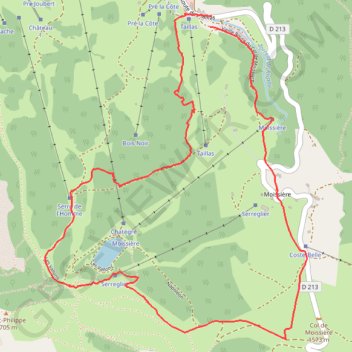 Itinéraire RSPG rando raquettes pour tous ANCELLE, distance, dénivelé, altitude, carte, profil, trace GPS