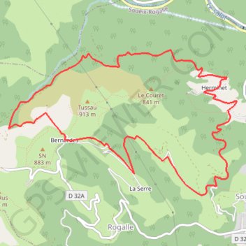 Itinéraire La Vallée de Laspieng, distance, dénivelé, altitude, carte, profil, trace GPS