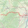 Itinéraire GR 534 : De Blâmont (Meurthe-et-Moselle) à Strasbourg (Bas-Rhin), distance, dénivelé, altitude, carte, profil, trace GPS