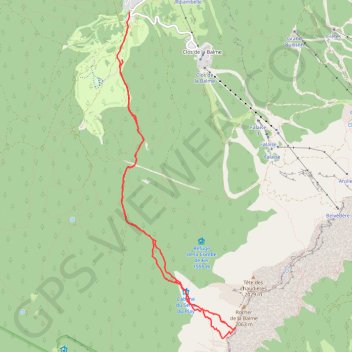 Itinéraire Rochers de la Balme, distance, dénivelé, altitude, carte, profil, trace GPS