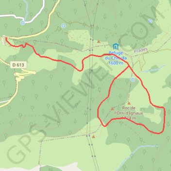 Itinéraire Roc Redoun, distance, dénivelé, altitude, carte, profil, trace GPS