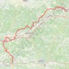 Itinéraire Périgueux - Sainte-Foy-la-Grande, distance, dénivelé, altitude, carte, profil, trace GPS