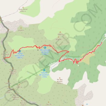 Itinéraire Port de Salau, distance, dénivelé, altitude, carte, profil, trace GPS