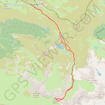 Itinéraire Pic de Léviste, distance, dénivelé, altitude, carte, profil, trace GPS