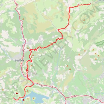 Itinéraire new, distance, dénivelé, altitude, carte, profil, trace GPS