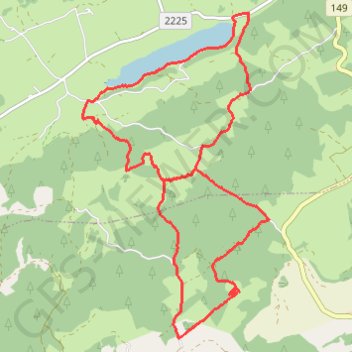 Itinéraire Marche du Glacière Monlési, distance, dénivelé, altitude, carte, profil, trace GPS