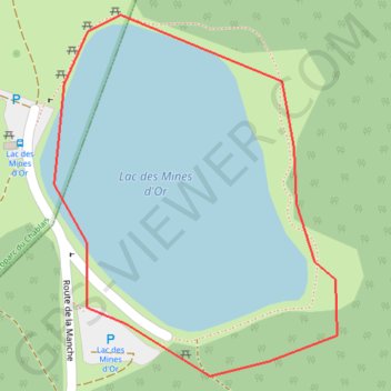 Itinéraire Mines d'Or, distance, dénivelé, altitude, carte, profil, trace GPS