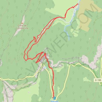 Itinéraire Le Saut de la Truite, distance, dénivelé, altitude, carte, profil, trace GPS