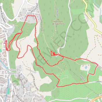 Itinéraire Notre Dame de Capimont, distance, dénivelé, altitude, carte, profil, trace GPS