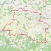 Itinéraire Les églises romanes du Ribéracois - Ribérac, distance, dénivelé, altitude, carte, profil, trace GPS