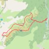 Itinéraire Balade dans le massif d'Aston, distance, dénivelé, altitude, carte, profil, trace GPS