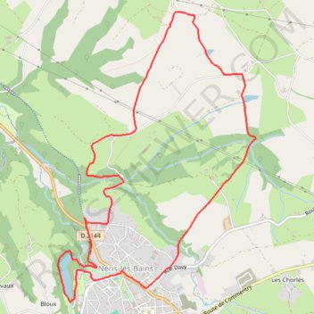 Itinéraire Neris 11 km, distance, dénivelé, altitude, carte, profil, trace GPS