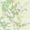 Itinéraire Circuit Ouest de Mérigny, distance, dénivelé, altitude, carte, profil, trace GPS