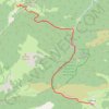 Itinéraire Sentier Cathare - De Montségur à Comus, distance, dénivelé, altitude, carte, profil, trace GPS