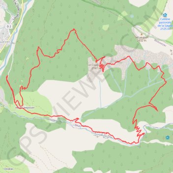 Itinéraire Les gorges de saint pierre, distance, dénivelé, altitude, carte, profil, trace GPS