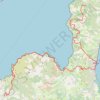 Itinéraire Agriates + Cap Corse, distance, dénivelé, altitude, carte, profil, trace GPS
