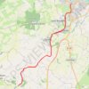 Itinéraire De Mayenne à Montgiroux, distance, dénivelé, altitude, carte, profil, trace GPS