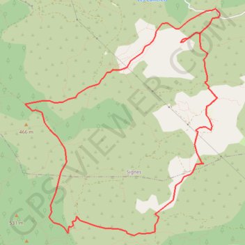 Itinéraire L'Eléphant de Pierre, distance, dénivelé, altitude, carte, profil, trace GPS
