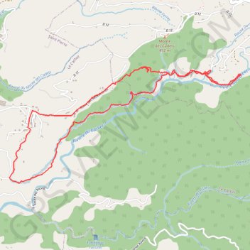 Itinéraire 🚶 Trace canal des esclaves en passant par bout bois., distance, dénivelé, altitude, carte, profil, trace GPS