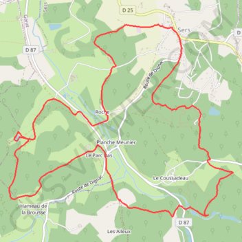 Itinéraire 16-226, distance, dénivelé, altitude, carte, profil, trace GPS