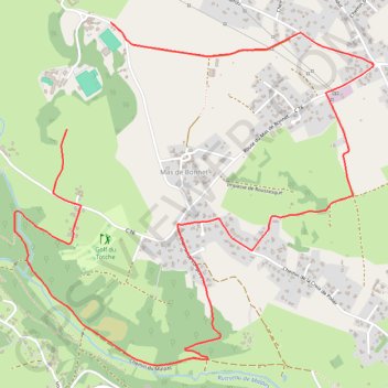 Itinéraire TracerItineraire(1), distance, dénivelé, altitude, carte, profil, trace GPS