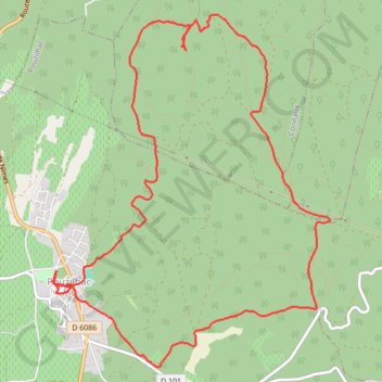 Itinéraire Pouzilhac, distance, dénivelé, altitude, carte, profil, trace GPS