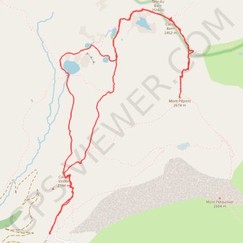 Itinéraire 2022 06 02 - lacs de millefonts pepoiri net sylvie, distance, dénivelé, altitude, carte, profil, trace GPS