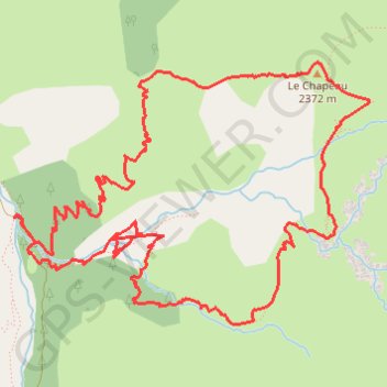 Itinéraire Le Chapeau de la Chapelle, distance, dénivelé, altitude, carte, profil, trace GPS